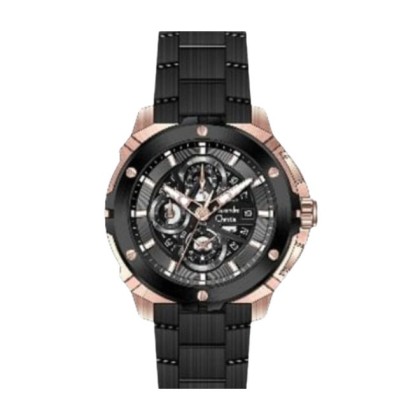 Alexandre Christie ALCW6692MCFBRBA Black Stainless Steel Band Analog Men Watch